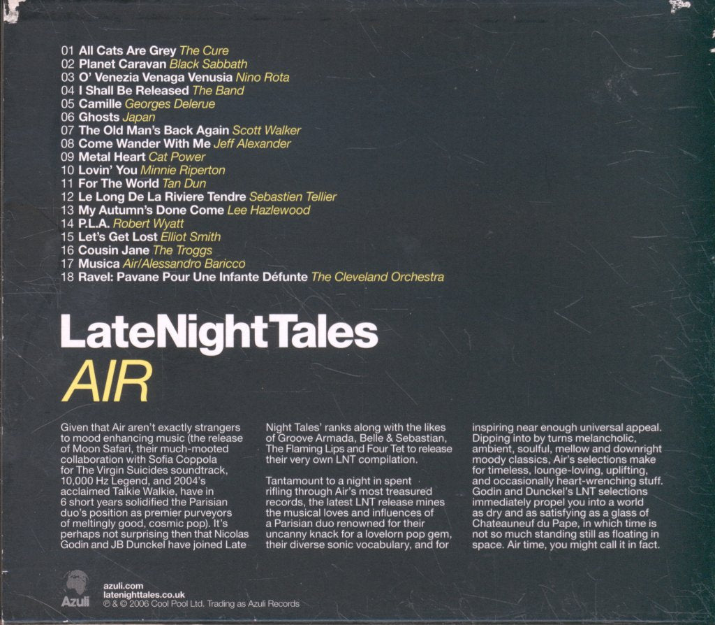 AIR - LateNightTales - Cd