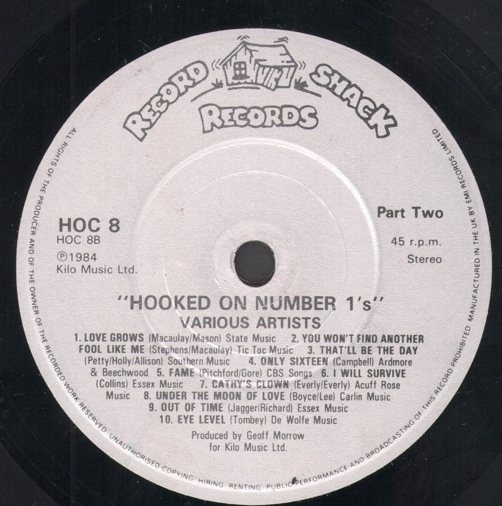 Various Artists - Hooked On Number 1'S - 7 Inch