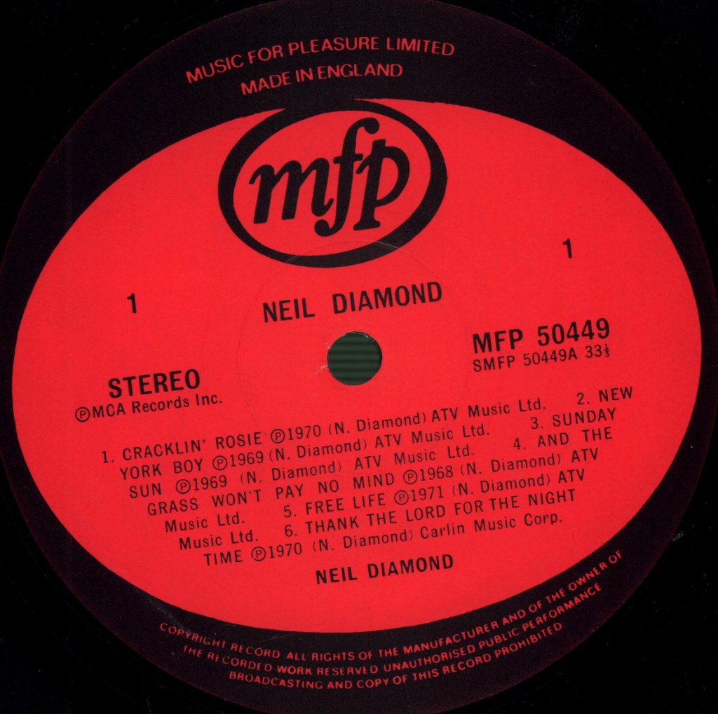 Neil Diamond - Sweet Caroline - Lp