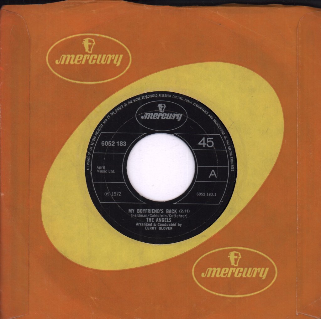 Angels (Girl Group) - My Boyfriend's Back - 7 Inch