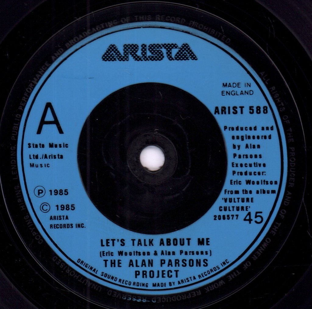 Alan Parsons Project - Let's Talk About Me - 7 Inch