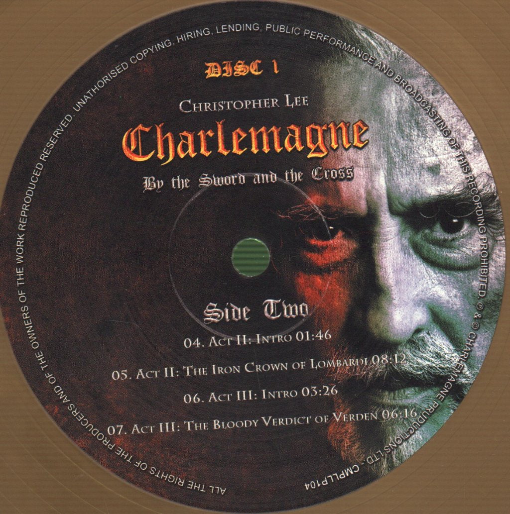 Christopher Lee - Charlemagne: By The Sword And The Cross - Double Lp