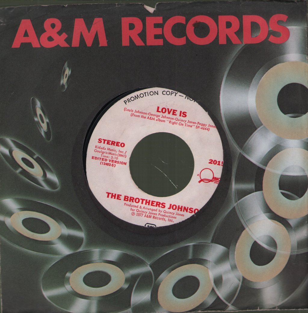 Brothers Johnson - Love Is - 7 Inch