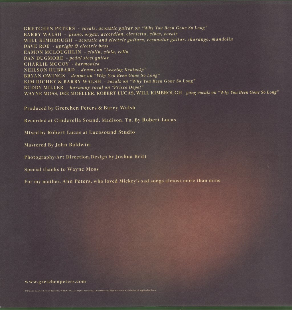 Gretchen Peters - Night You Wrote That Song: The Songs Of Mickey Newbury - Lp