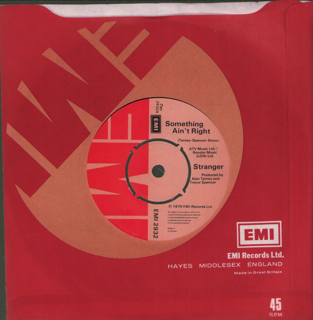 Stranger (70'S Group) - Something Ain't Right - 7 Inch