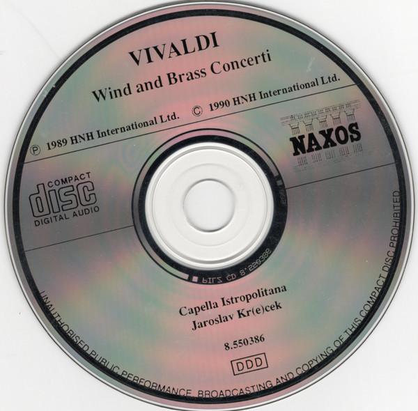 Capella Istropolitana, Jaroslav Kr(e)cek - Vivaldi - Wind And Brass Concerti - Cd