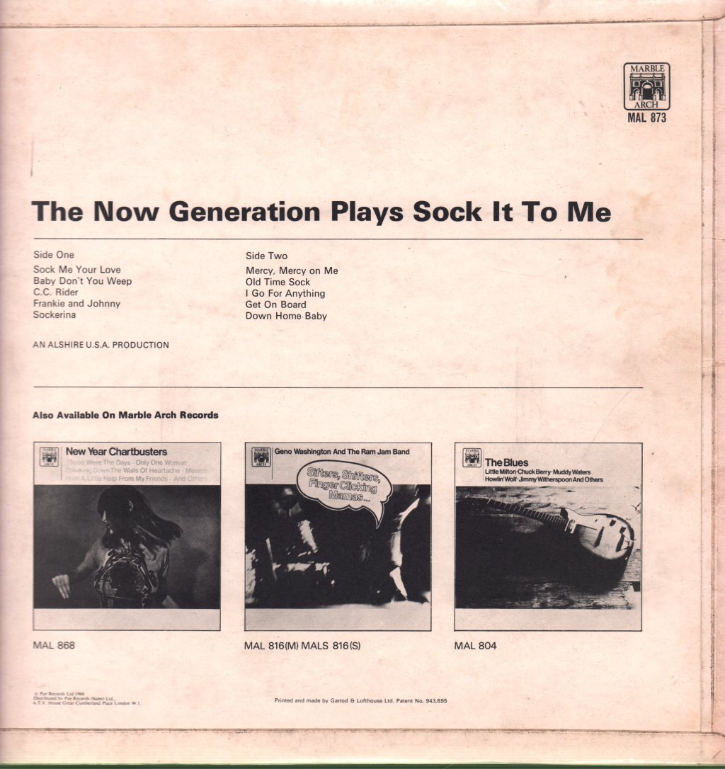 Now Generation - Sock It To Me! - Lp