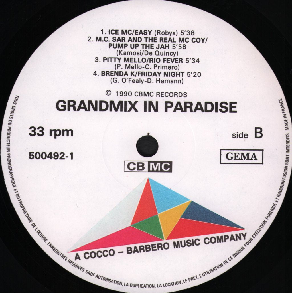 Various Artists - Grandmix In Paradise - Lp