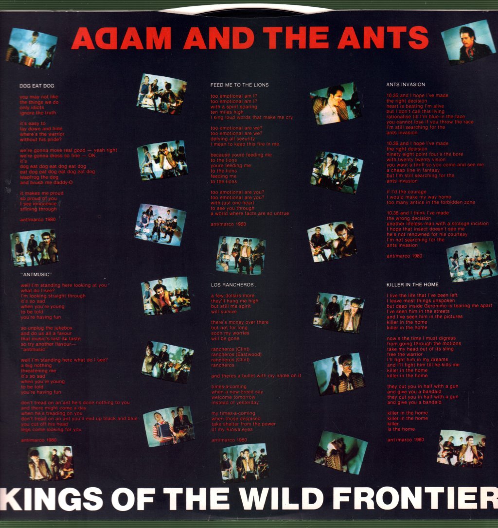 Adam And The Ants - Kings Of The Wild Frontier - Lp