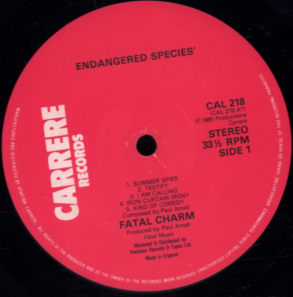 Fatal Charm - Endangered Species - Lp