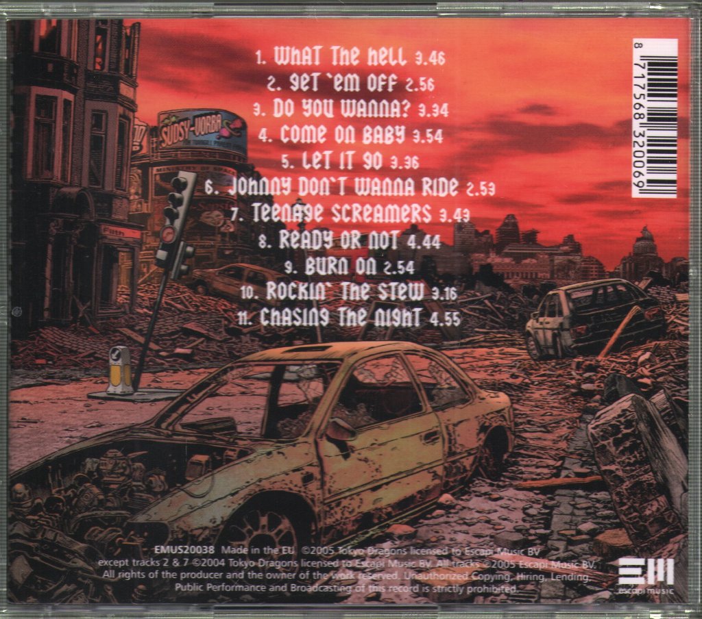 Tokyo Dragons - Give Me The Fear - Cd