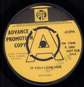 Dick Emery - If You Love Her - 7 Inch
