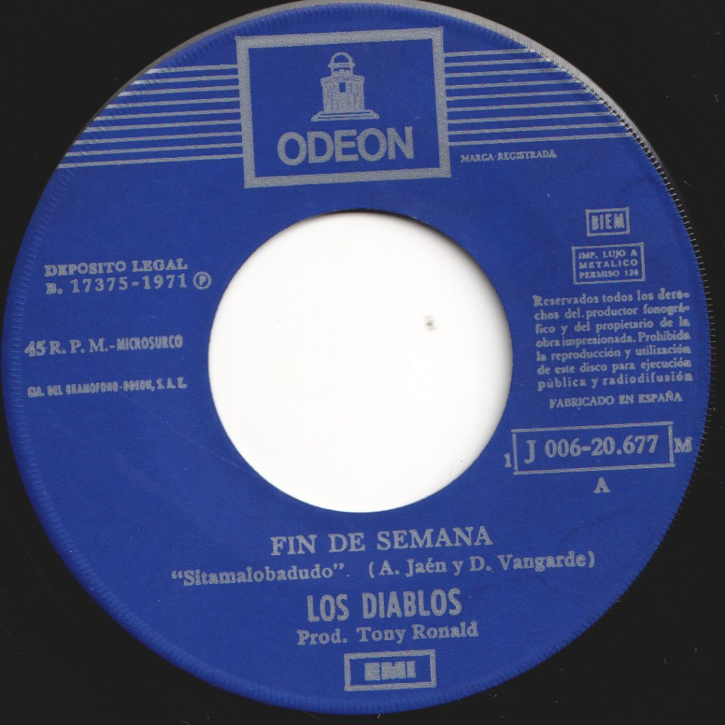 Los Diablos - Fin De Semana - 7 Inch