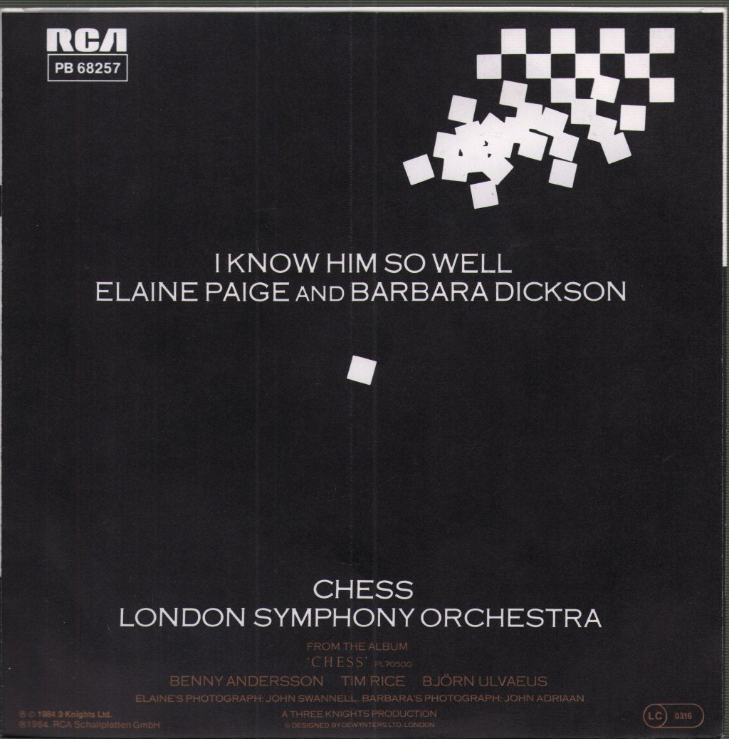 Elaine Paige And Barbara Dickson - I Know Him So Well - 7 Inch