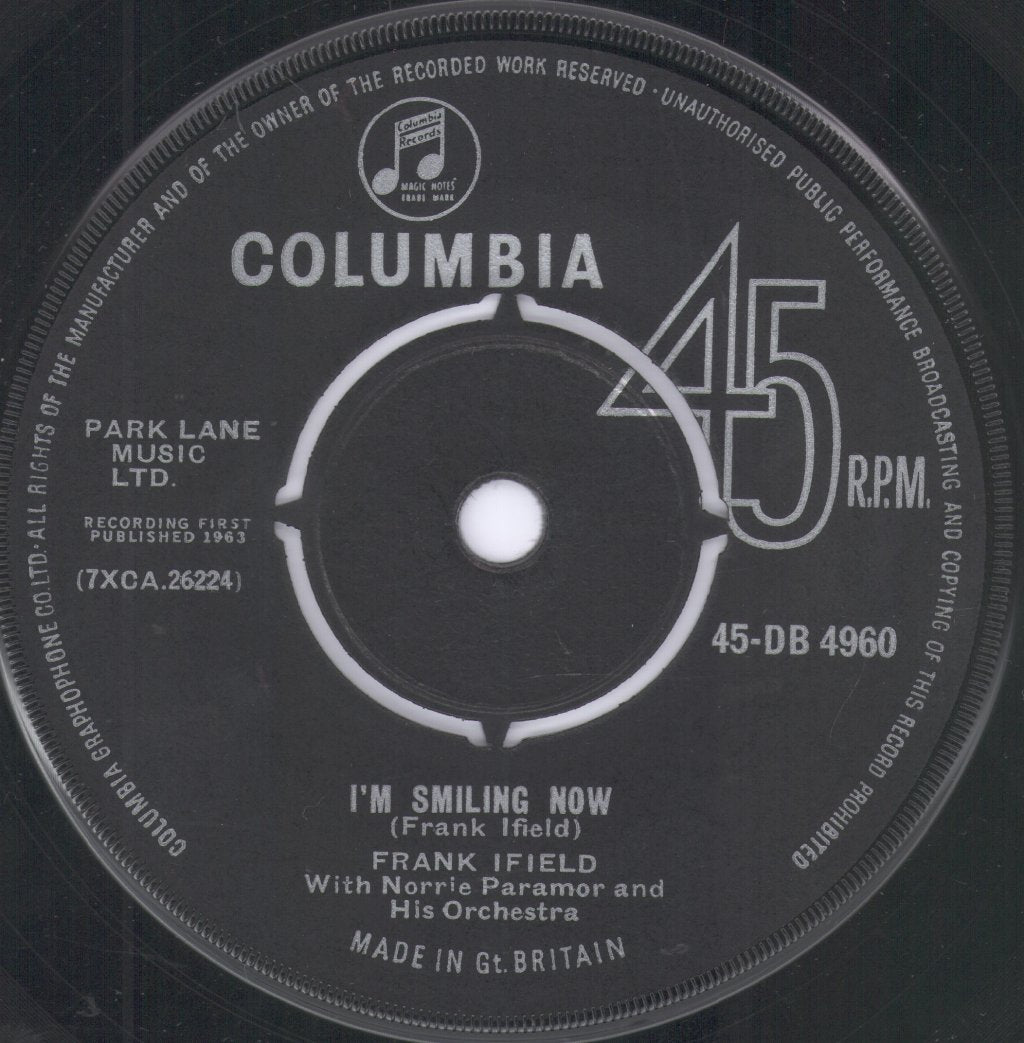 Frank Ifield With Norrie Paramor And His Orchestra - Wayward Wind - 7 Inch