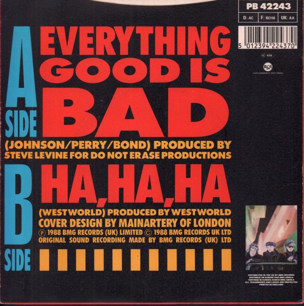 Westworld - Everything Good Is Bad - 7 Inch