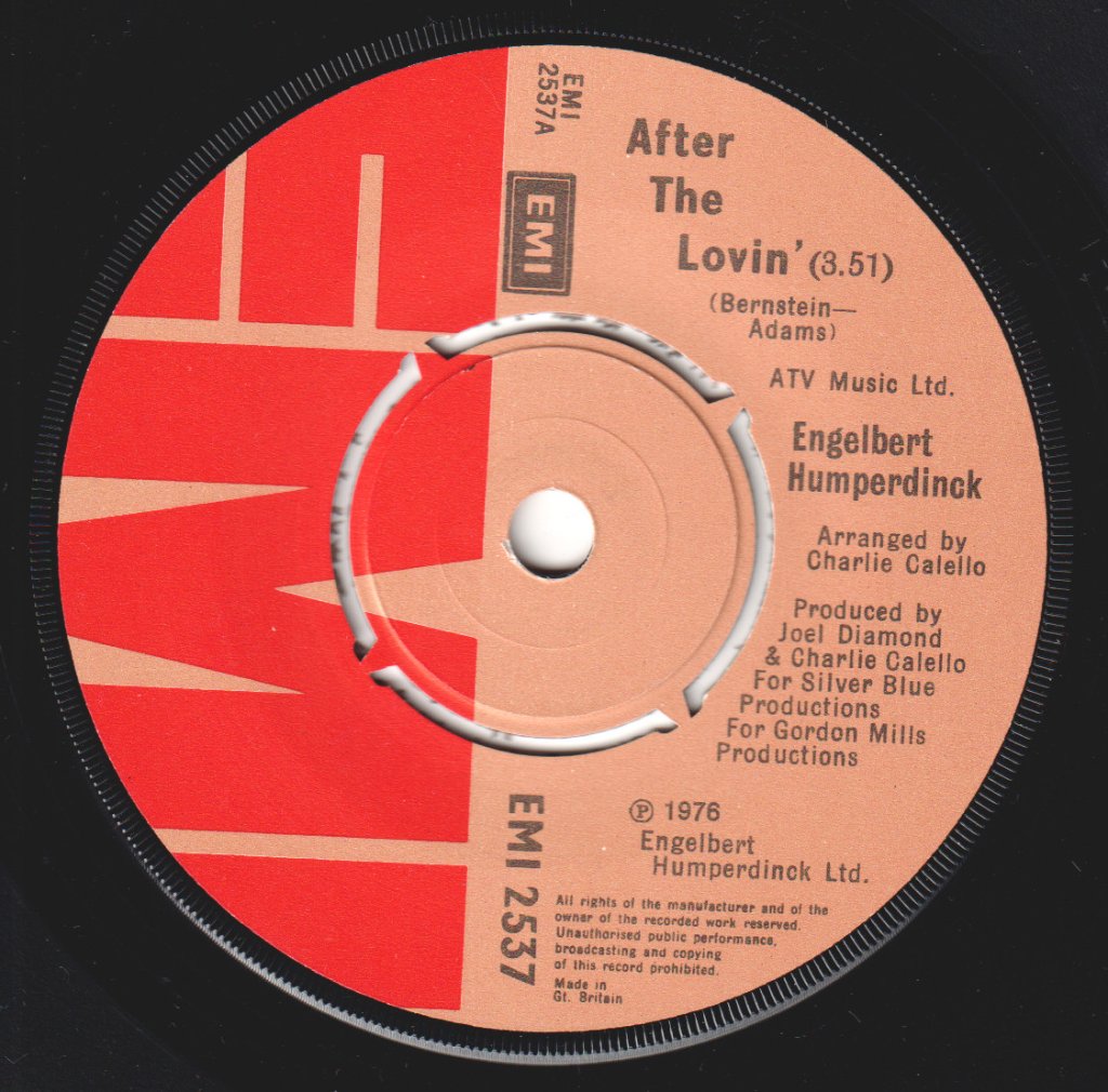 Engelbert Humperdinck - After The Lovin' - 7 Inch