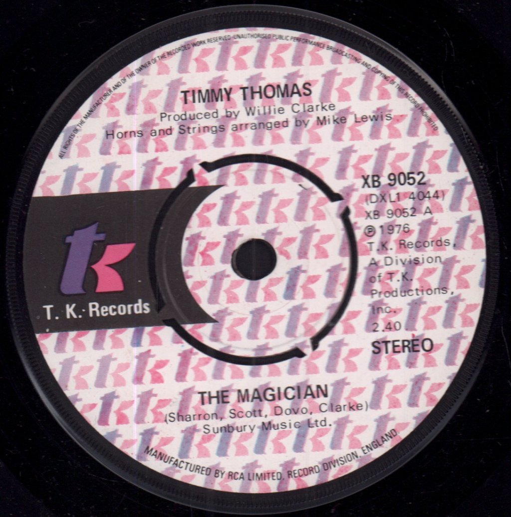 Timmy Thomas - Magician - 7 Inch
