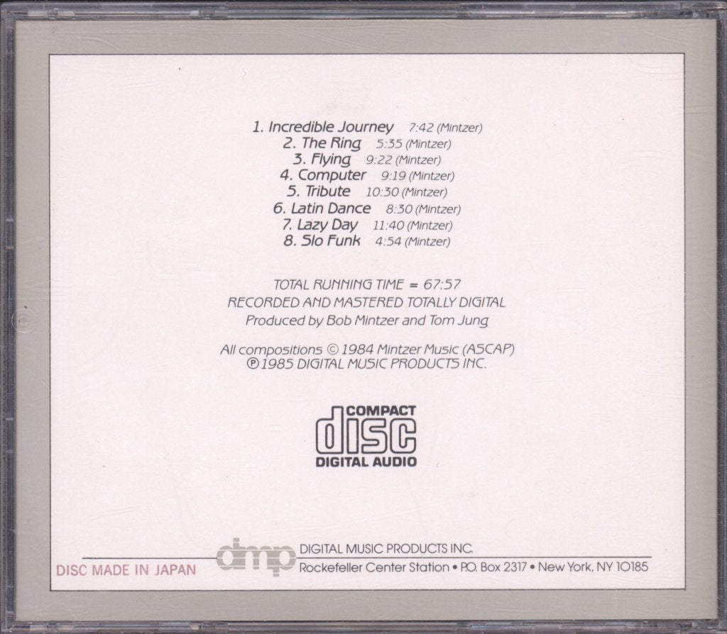 Bob Mintzer Big Band - Incredible Journey - Cd