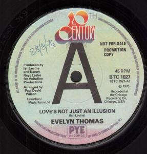 Evelyn Thomas - Love's Not Just An Illusion - 7 Inch