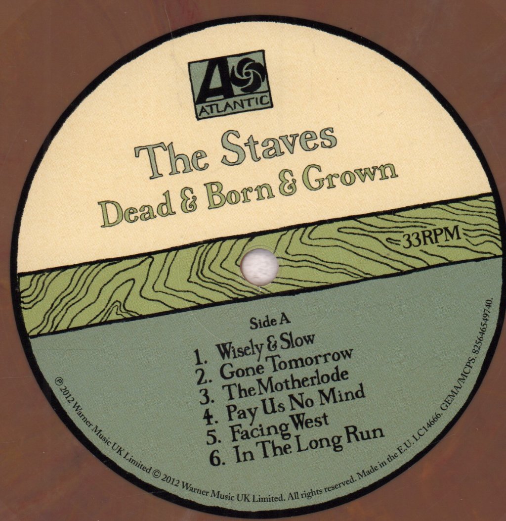 Staves - Dead & Born & Grown - Lp