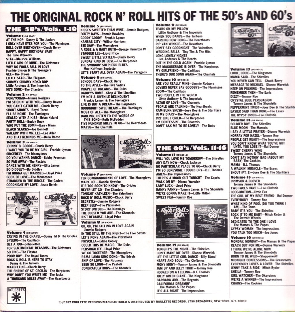 Various Artists - Original Rock N' Roll Hits Of The 50's Vol. 10 - Lp