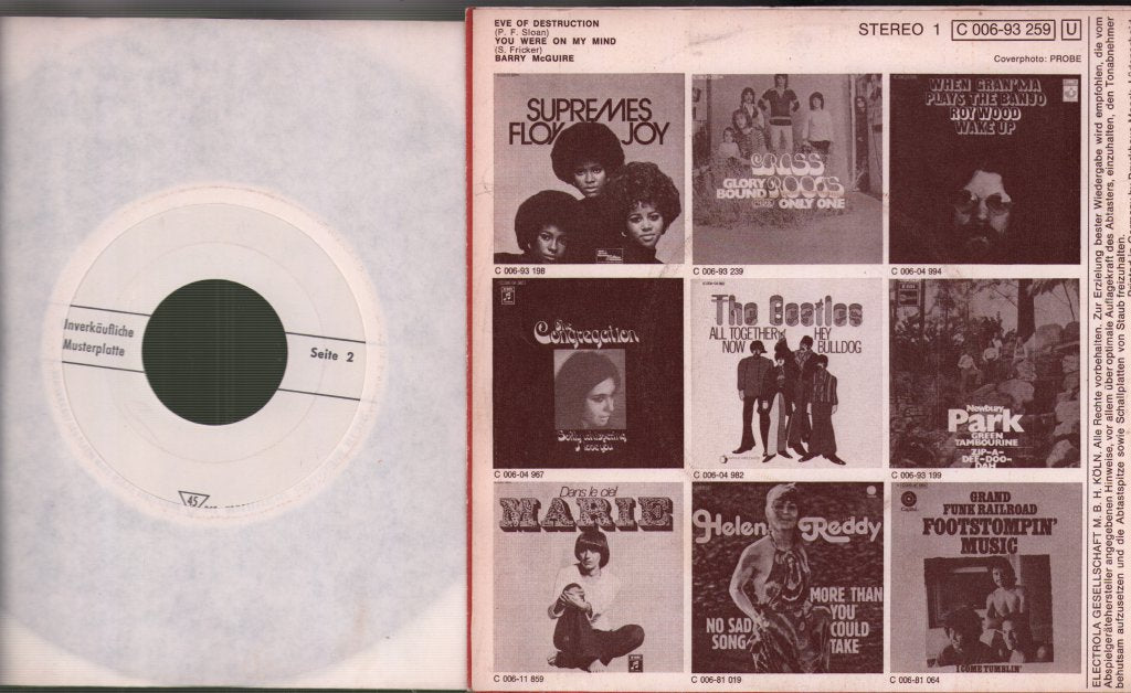 Barry McGuire - Eve Of Destruction / You Were On My Mind - 7 Inch