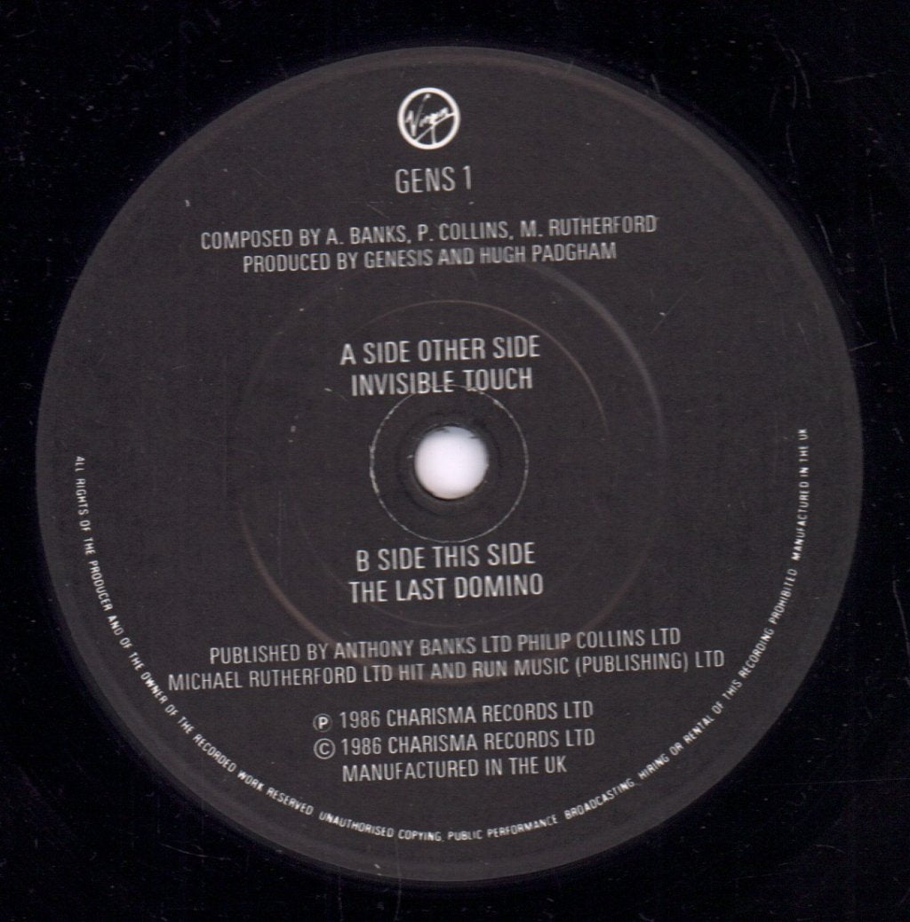 Genesis - Invisible Touch - 7 Inch