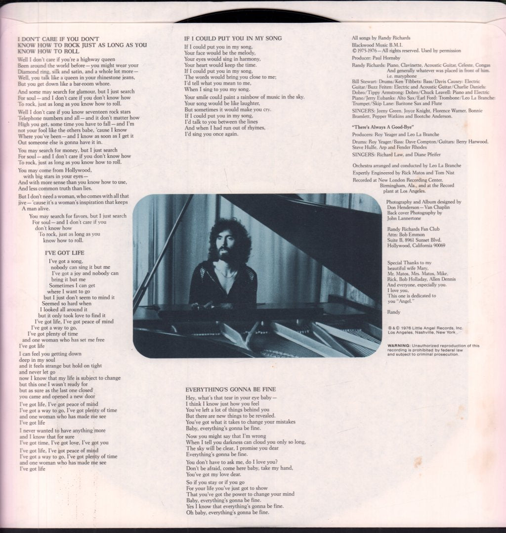 Randy Richards - If You've Ever Loved - Lp