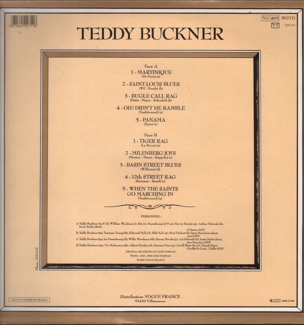 Teddy Buckner - Collection - Lp