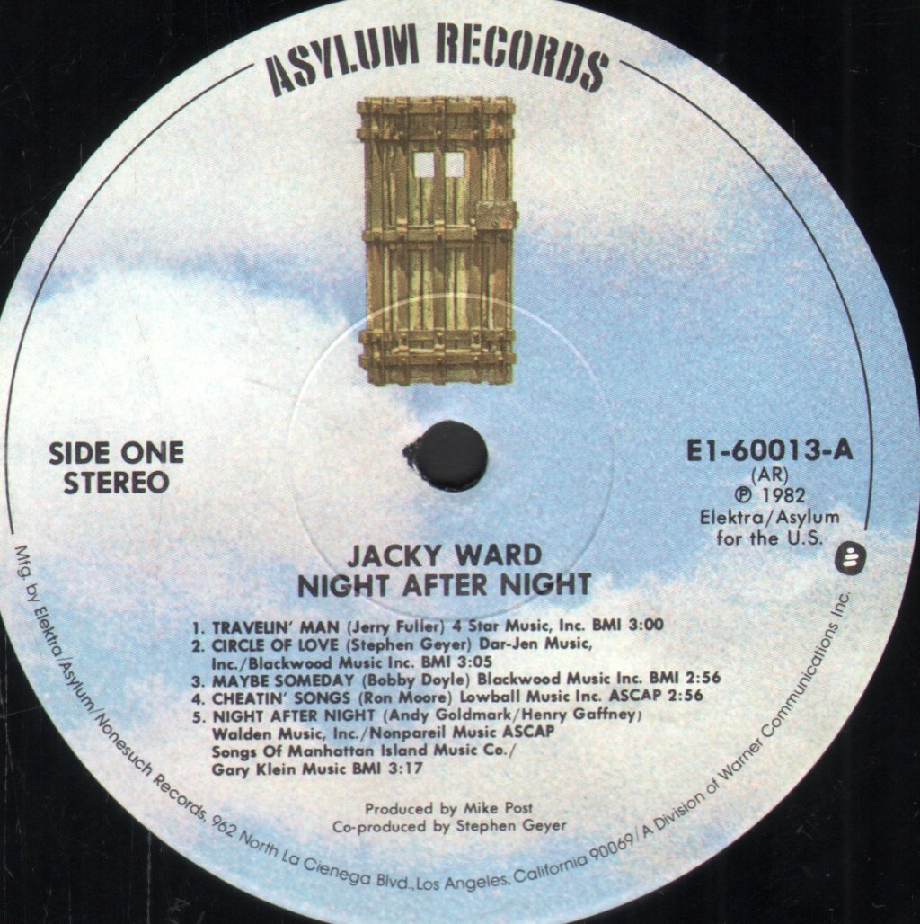 Jacky Ward - Night After Night - Lp
