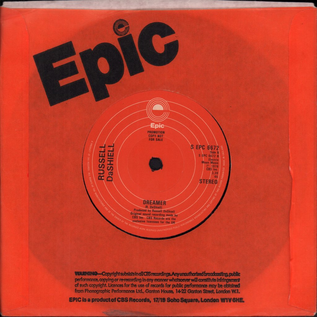 Russell Da Shiell - In The Fire - 7 Inch