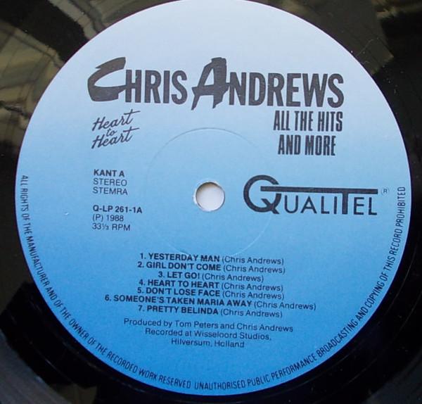 Chris Andrews - Heart To Heart - All The Hits And More - Lp