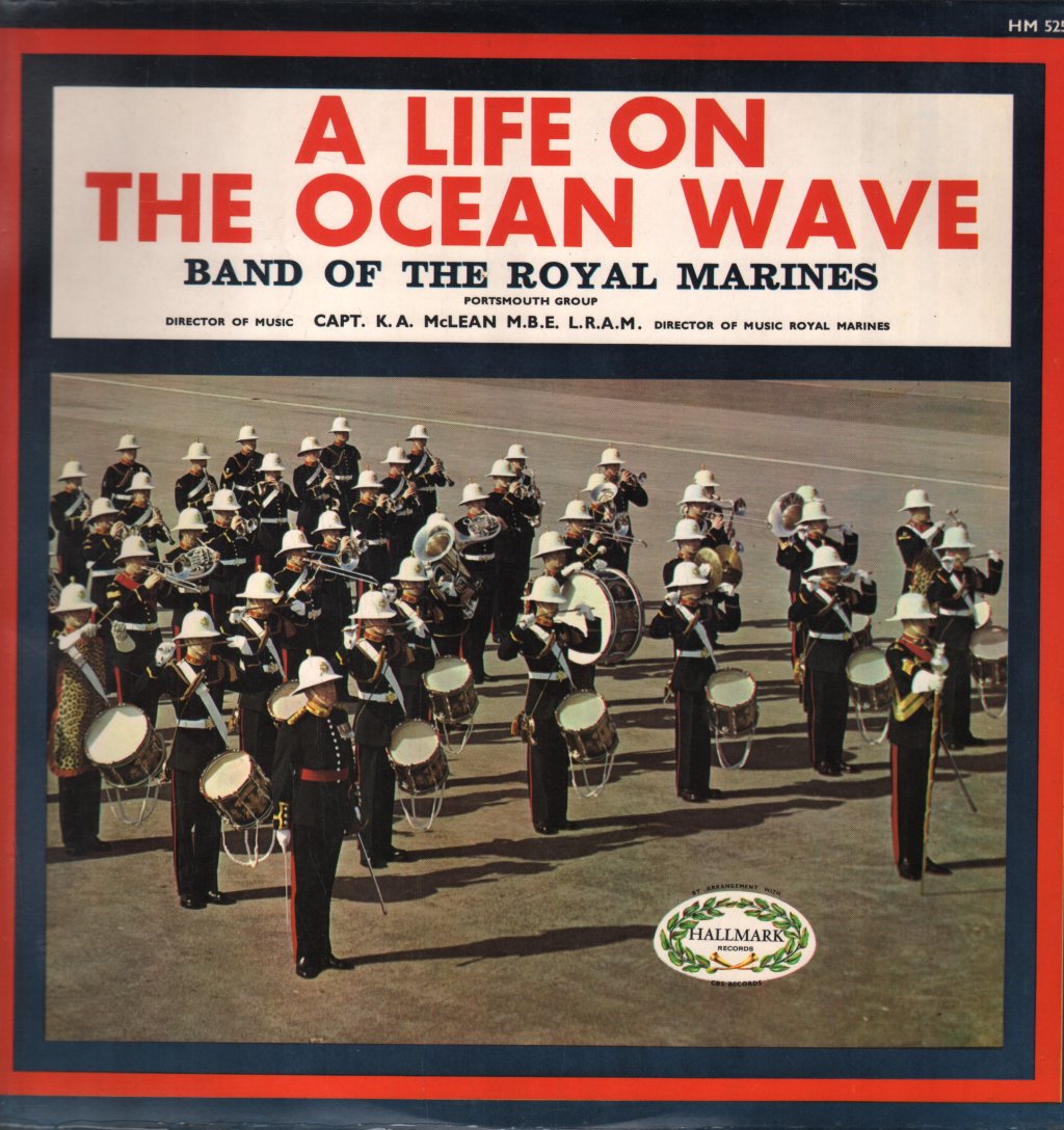 Band Of The Royal Marines - A Life On The Ocean Wave - Lp