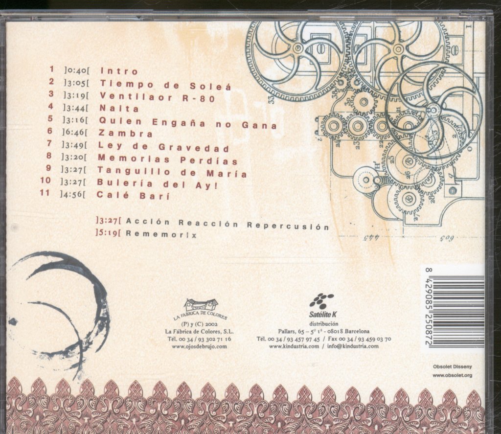 Ojos De Brujo - Barí - Cd