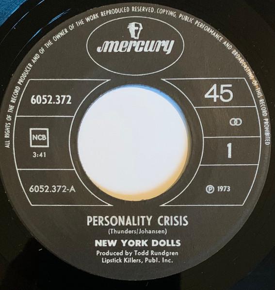 New York Dolls - Personality Crisis / Trash - 7 Inch