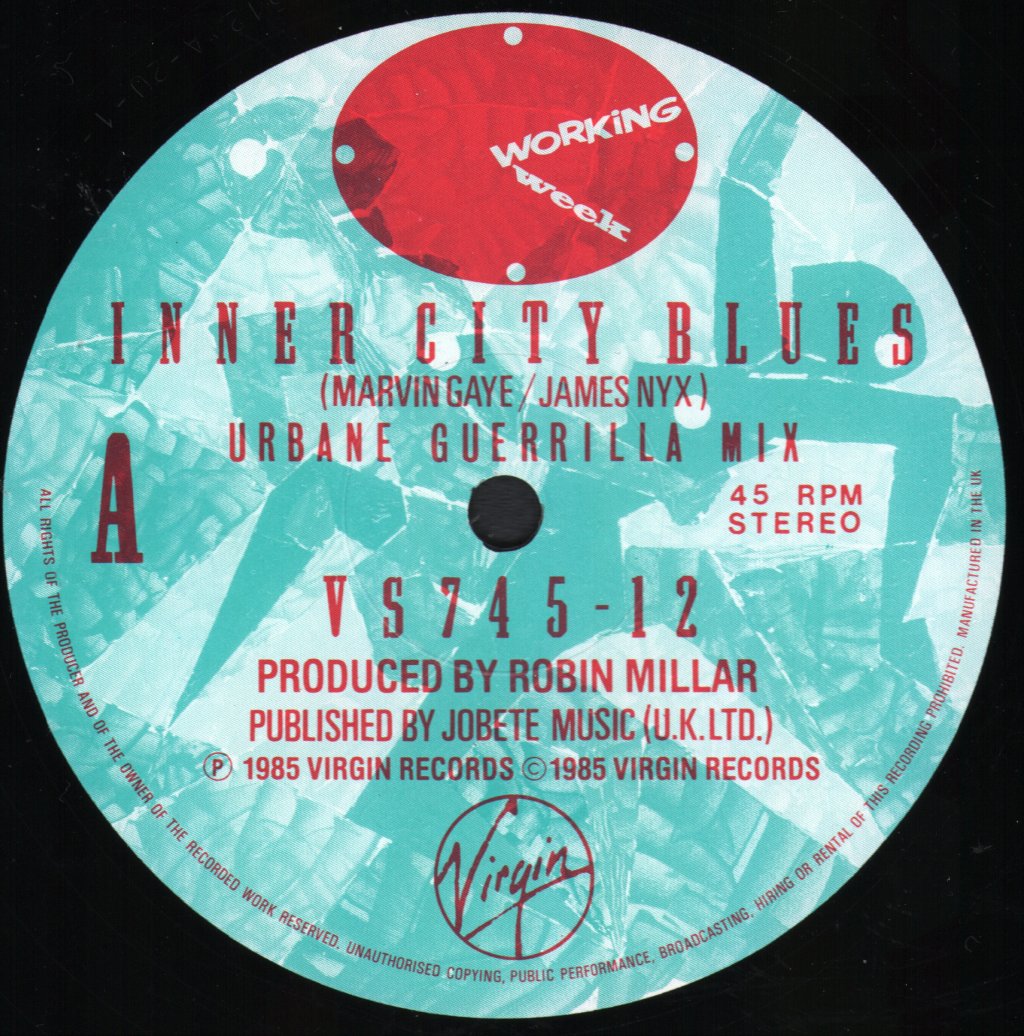 Working Week - Inner City Blues - 12 Inch
