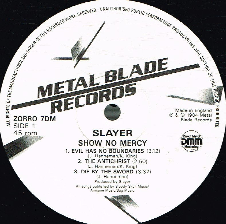 Slayer - Show No Mercy - Double Lp