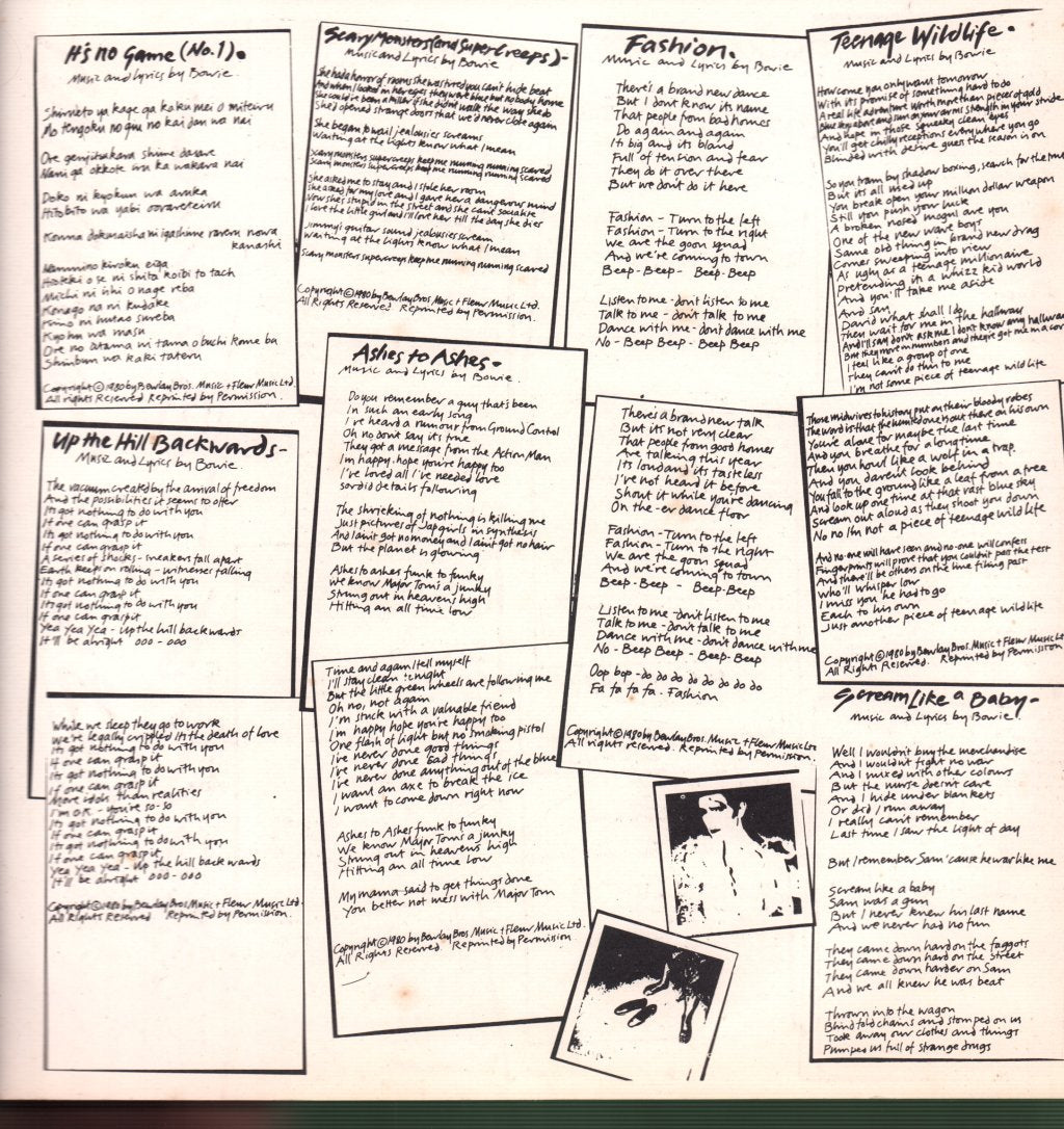 David Bowie - Scary Monsters - Lp