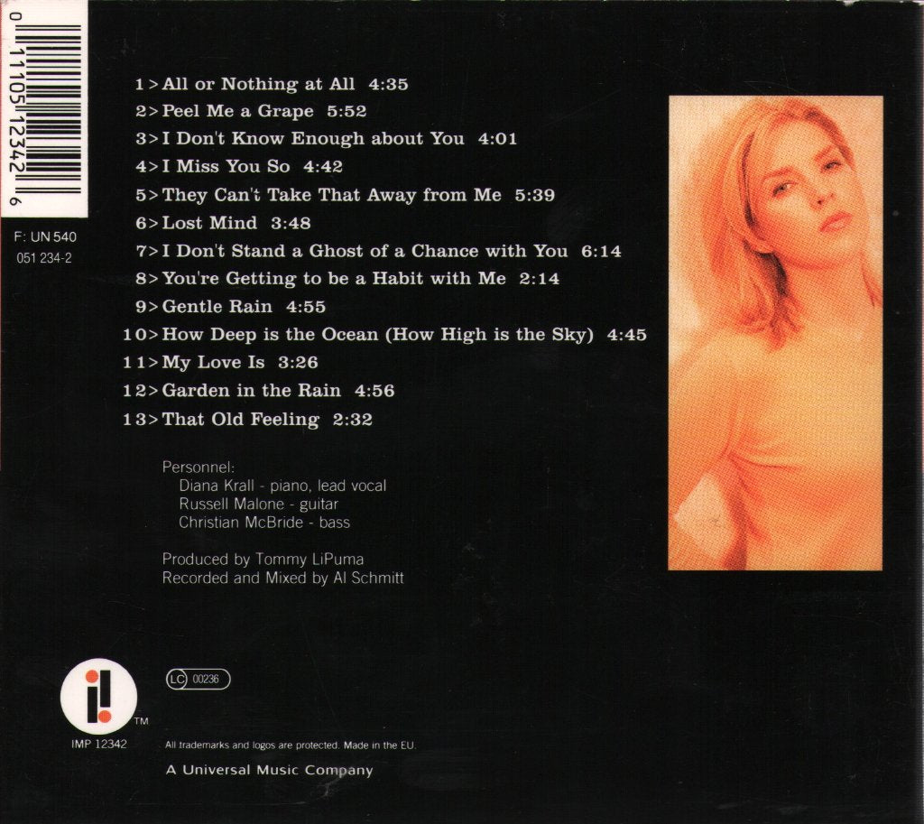 Diana Krall - Love Scenes - Cd