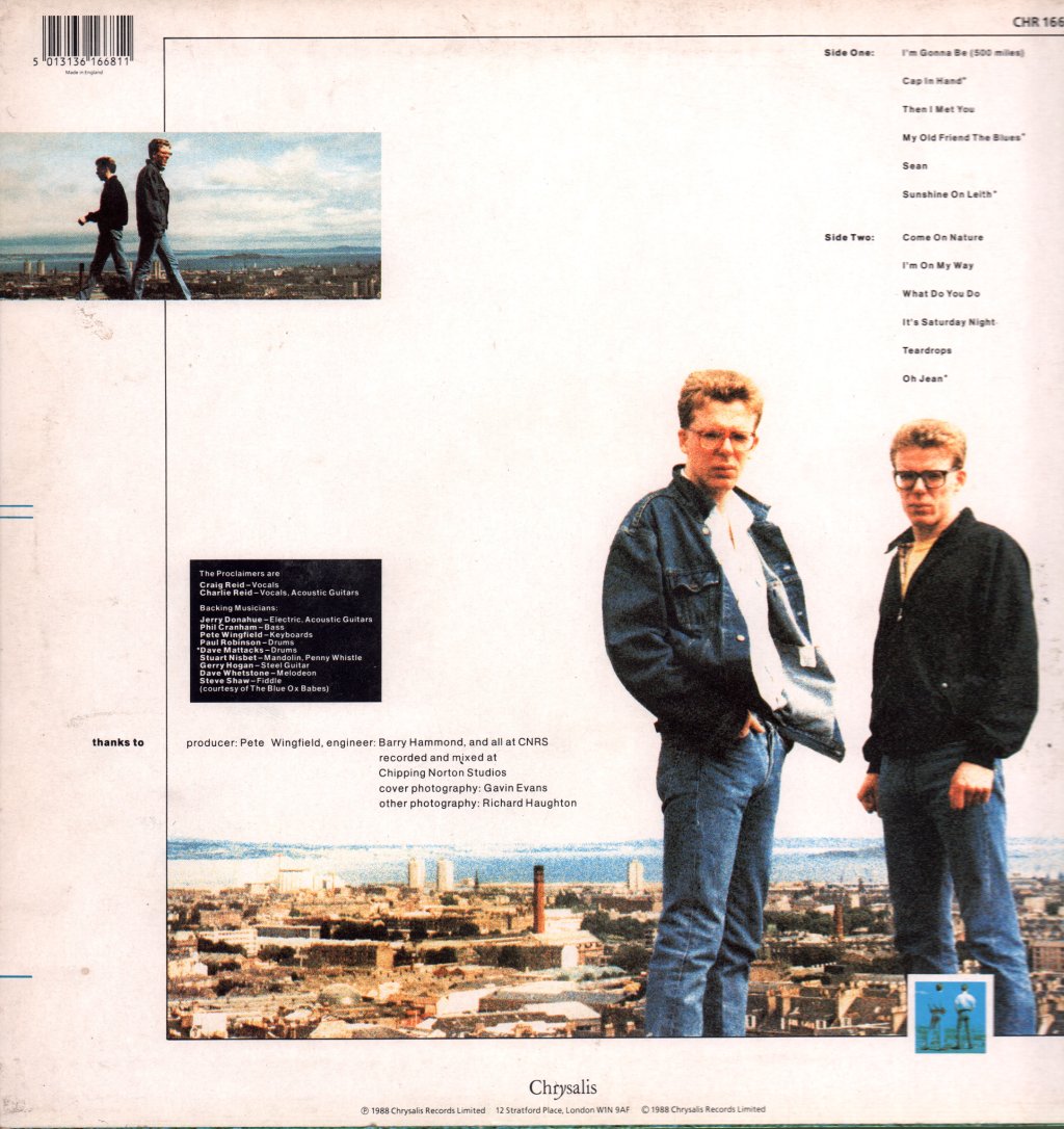 Proclaimers - Sunshine On Leith - Lp
