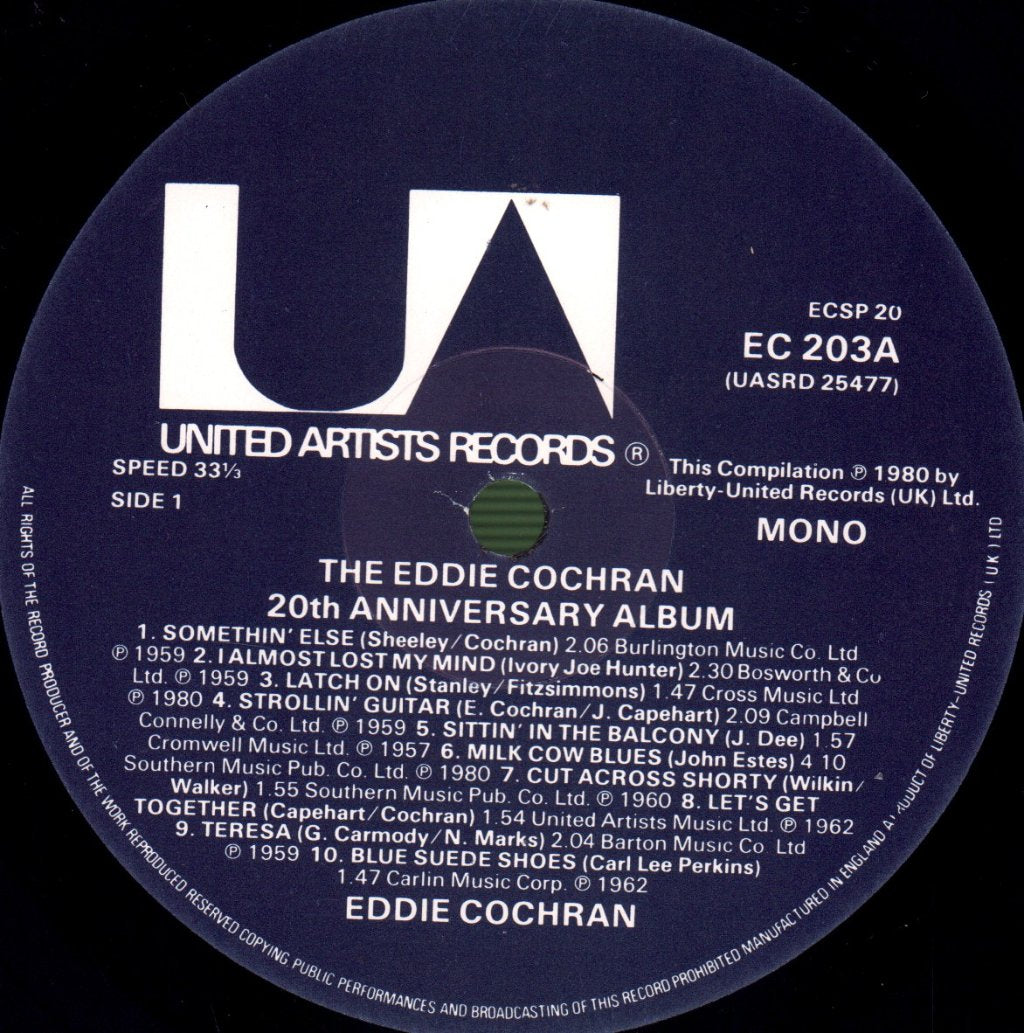 Eddie Cochran - 20th Anniversary Album - Lp Set