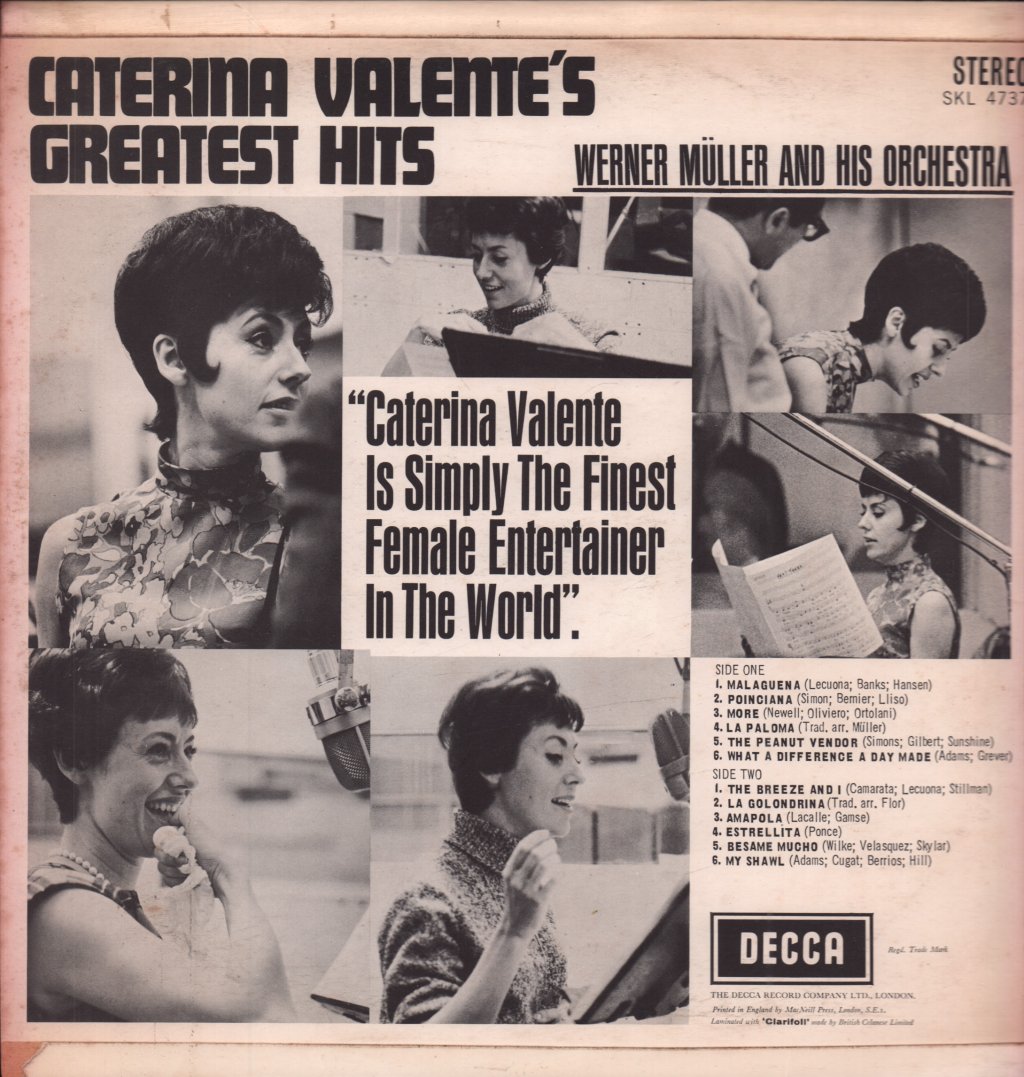 Caterina Valente - Greatest Hits - Lp
