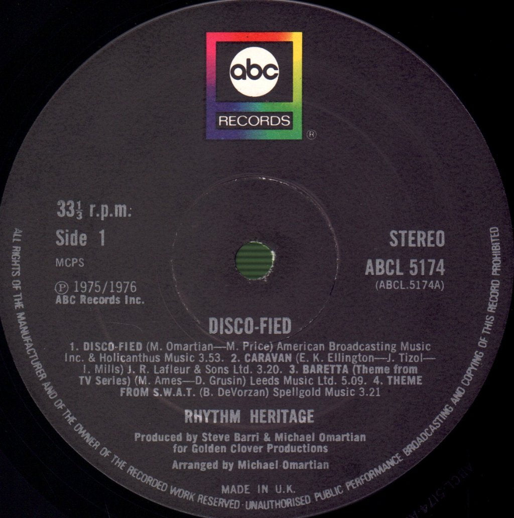 Rhythm Heritage - Disco-Fied - Lp
