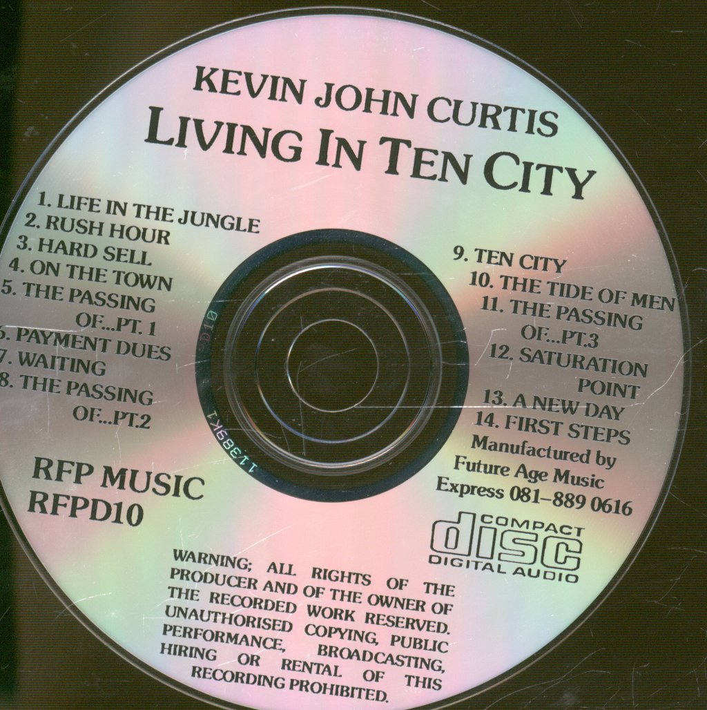Kevin John Curtis - Living In Ten City - Cd