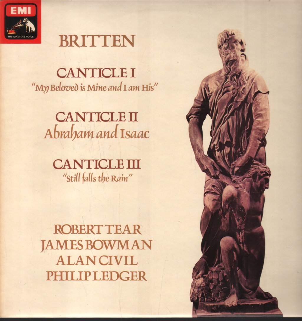 Robert Tear / James Bowman / Alan Civil / Philip Ledger - Britten - Canticles - Lp