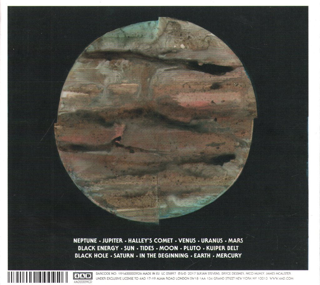 Sufjan Stevens - Planetarium - Cd