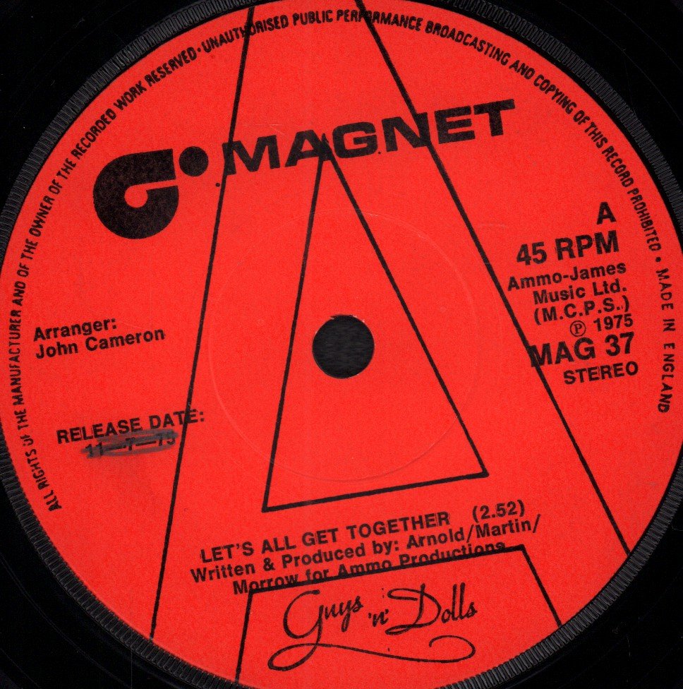 Guys N Dolls - Let's All Get Together - 7 Inch