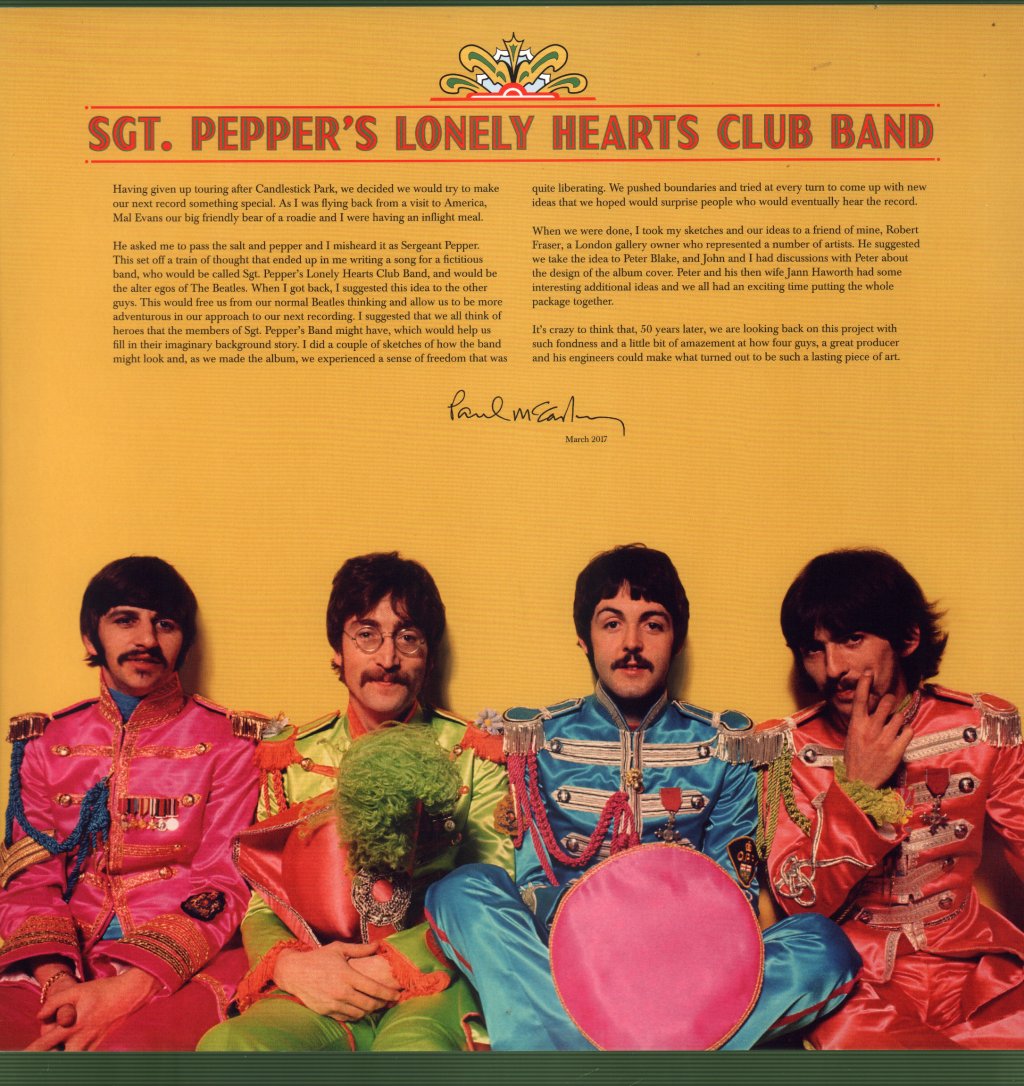 Beatles - Sgt. Pepper's Lonely Hearts Club Band - Double Lp