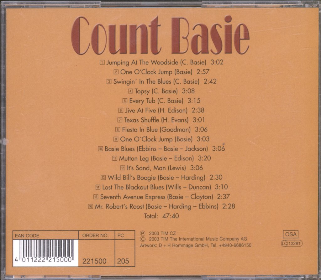 Count Basie - Best Of - Cd